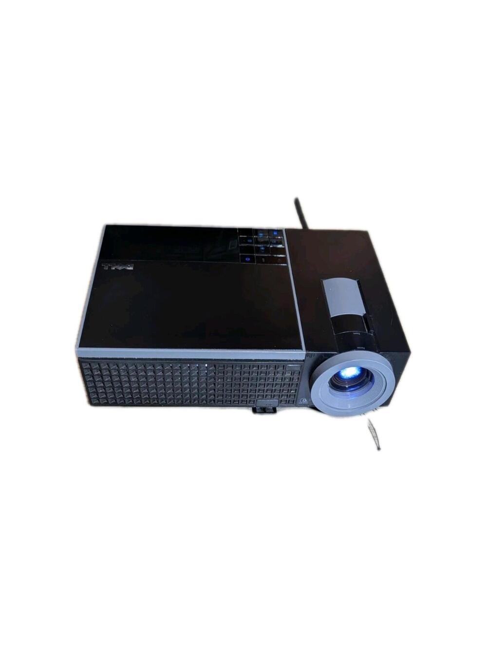 Dell 1209S Black Desktop Multimedia DLP Projector Outdoor Theater Tested Black